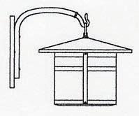  BB-14GW-BK - 14" berkeley wall mount