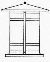  BC-17LGW-BK - 17" berkeley long body column mount