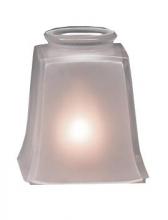  BG-FCE - frosted curved edge art glass shade (Ruskin only)