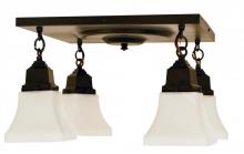  RCM-4-BK - ruskin 4 light ceiling mount