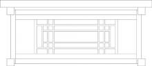  SDCM-13AM-BK - 13" scottsdale ceiling mount