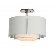  126501-SKT-85-SF1099-SJ1590 - Exos Small Double Shade Semi-Flush