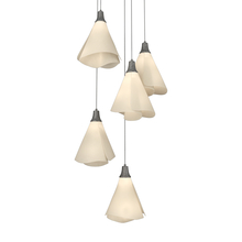  131122-SKT-LONG-20-SH1987 - Mobius 5-Light Pendant