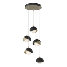  131125-SKT-STND-84-10-GG0711 - Brooklyn 5-Light Double Shade Pendant