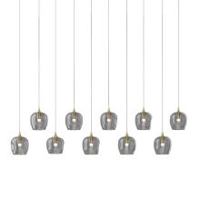  131203-SKT-LONG-86-YL0709 - Ume 10-Light Pendant