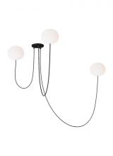  PBCH35927OPB - Helium Small 3 Light Chandelier