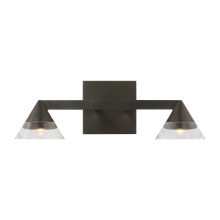 Visual Comfort & Co. Modern Collection SLBA75927BZCG - Midrand Crystal 15 Vanity