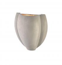  P1885 - Sima - 2 Light Wall Sconce in Metal and Cement