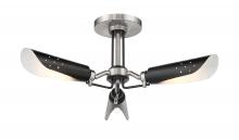  P1693-691 - Turbine - 3 Light Semi Flush