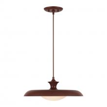  PD557015BGD - Minori 15-in Burgundy Socket Pendant