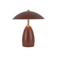  TL437409BGD - Poppy 9-in Burgundy LED Table Lamp