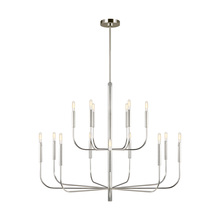  EC10015PN - Brianna Large Two-Tier Chandelier