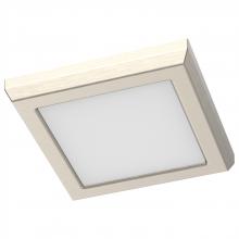  62/1907 - Blink Performer - 8 Watt LED; 5 Inch Square Fixture; Brushed Nickel Finish; 5 CCT Selectable