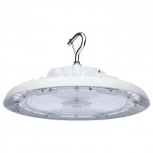  65/813 - Wattage 150W/175W/200W and CCT Selectable 3K/4K/5K LED UFO High Bay; 120-347 Volt; White Finish