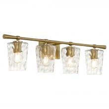  5204-4-80 - Goodwin 4 Light Vanity, Aged Brass