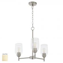  6112-3-80 - Wallinger 3 Light Chandelier, Aged Brass