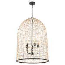 Quorum 6902-5-59 - 22X33/5LT RATTAN PND - MB