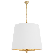 Quorum 8562-6-80 - KARNES 26" 6LT PENDANT - AGB