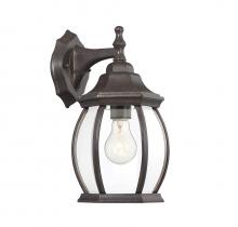  M50053RB - 1-Light Outdoor Wall Lantern in Rustic Bronze