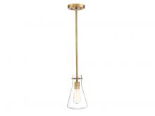  M70063NB - 1-Light Pendant in Natural Brass