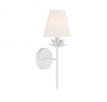  M90077WH - 1-Light Wall Sconce in White