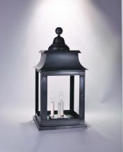  5653P-VG-CIM-CSG - Pagoda Pier Verdi Gris Medium Base Socket With Chimney Clear Seedy Glass