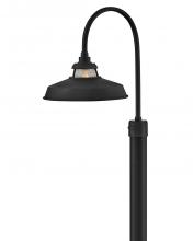  1191BK - Medium Post Mount Lantern