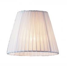  1058 - Renaissance Mini Shade In White Pleated Fabric