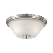  190071217 - Thomas - Pittman 14'' Wide 2-Light Flush Mount - Brushed Nickel