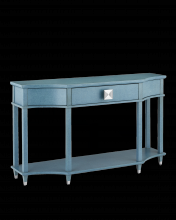  3000-0283 - Maya Blue Linen Console Table