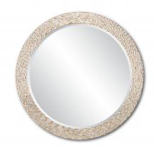  1000-0109 - Glimmer Gold & Silver Round Mirror