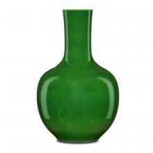  1200-0577 - Imperial Green Long Neck Vase