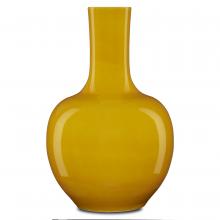  1200-0580 - Imperial Yellow Long Neck Vase