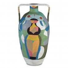  1200-0617 - Amphora Large Multi-Colored Vase