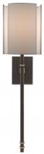  5000-0119 - Rocher Bronze Wall Sconce, Whi