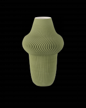  1200-0895 - Green Plisse Large Vase