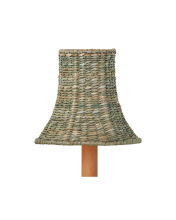 Currey 0900-0042 - Bell Light Teal Chandelier Shade
