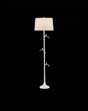  8000-0158 - Piaf White Floor Lamp