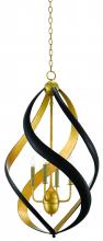  9000-0321 - Trephine Black & Gold Chandelier