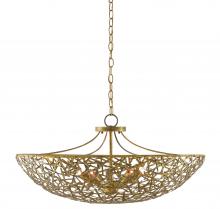  9000-0430 - Confetti Bowl Gold Chandelier