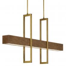  9000-0929 - Tonbridge Chestnut Linear Chandelier