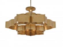  9494 - Grand Lotus Large Gold Chandelier