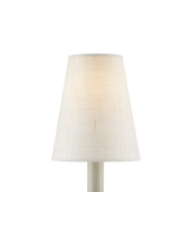 Currey 0900-0025 - Ivory Fine Grasscloth Tapered Chandelier Shade