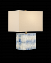  6000-0887 - Nadene Blue & White Table Lamp