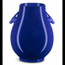  1200-0701 - Ocean Blue Deer Ears Vase