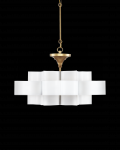  9000-0856 - Grand Lotus Small White Chandelier