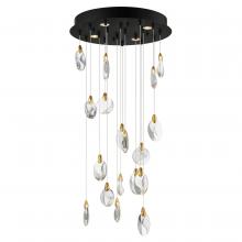  E11079-122BKPG - Pebble-Multi-Light Pendant